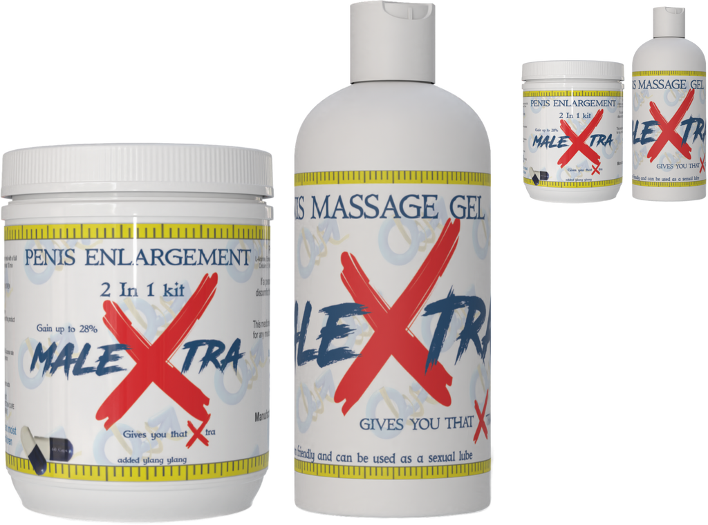 Male-Extra 2 In 1 Penis Enlargement Kit (2 Months)