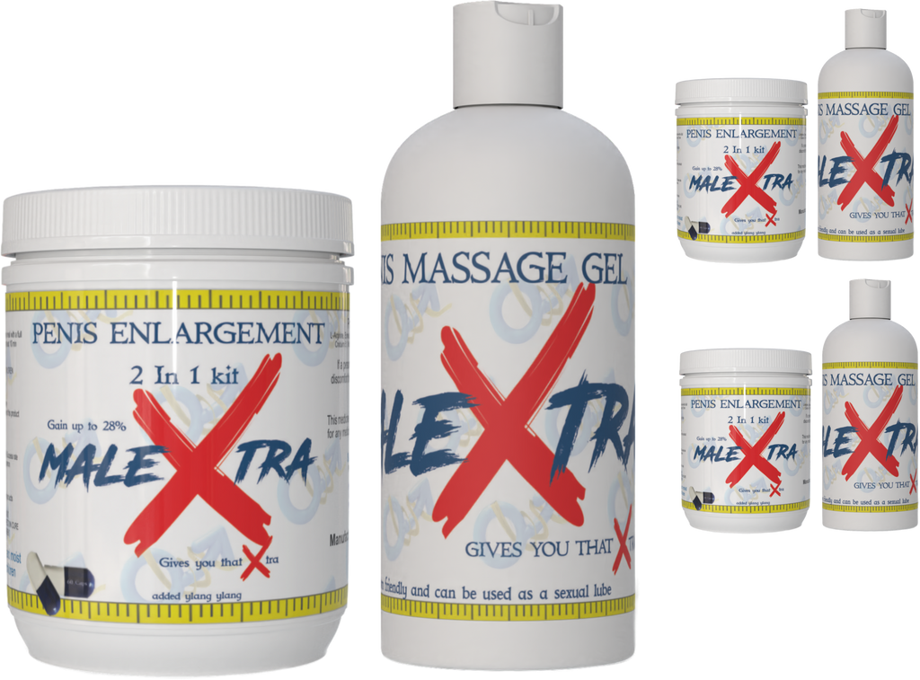 Male-Extra 2 In 1 Penis Enlargement Kit (4 Months)