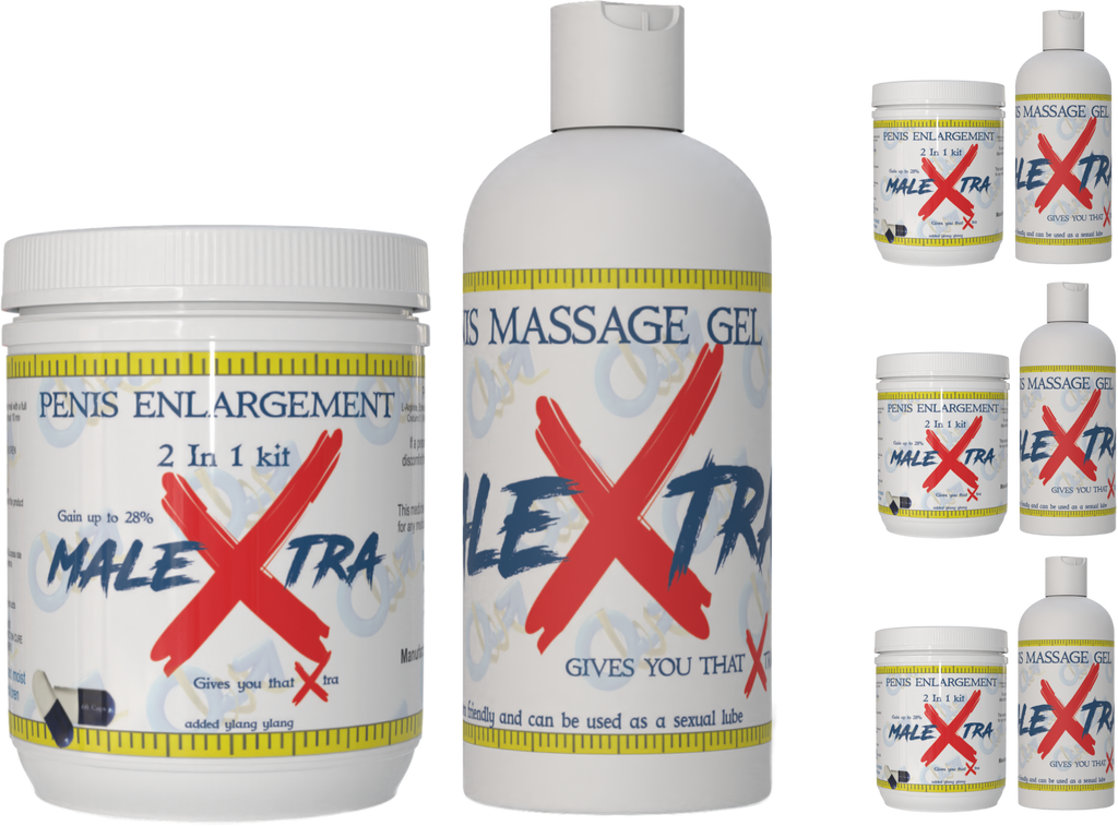 Male-Extra 2 In 1 Penis Enlargement Kit (6 Months)