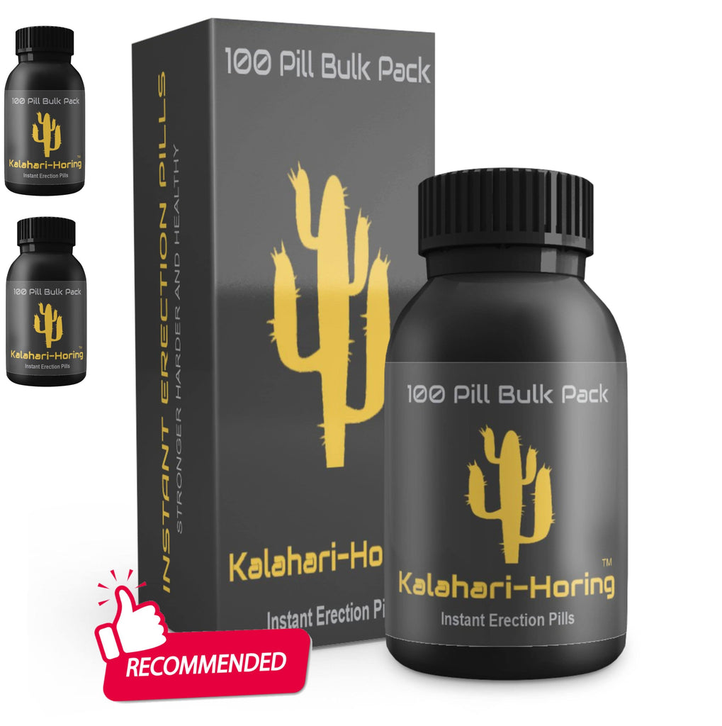 2 Bottles Kalahari-Horing Erection Booster (200 Pills) (Bulk)