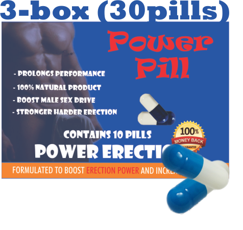 Power Pill Erection Pills 3-Box (30pills)