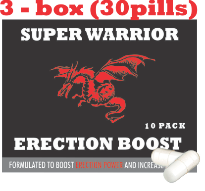 Super Warrior Erection Pills 3-Box (30pills)